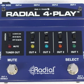Radial 4-Play Multi-Channel Direct Box