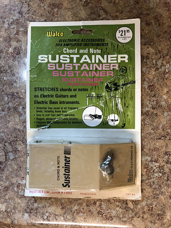 Walco Chord and Note Sustainer FX Pedal Reverb