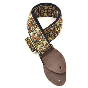 Souldier Guitar Strap - Woodstock Gold (Gold Hardware)