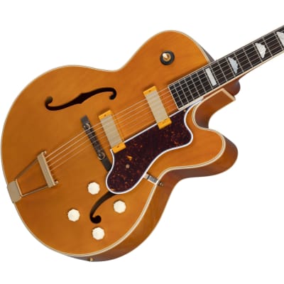 Epiphone 150th Anniversary Zephyr DeLuxe Regent - Aged Antique Natural image 7