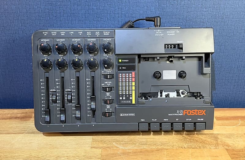 Fostex X18 4Track Multitrack Cassette Recorder Reverb