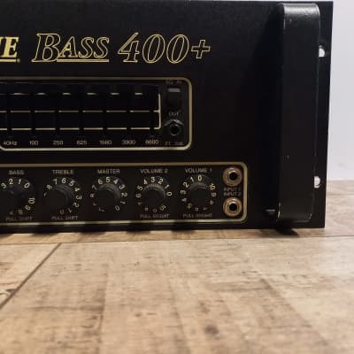 Mesa Boogie Bass 400+ 2-Channel 500-Watt Rackmount Bass Amp Head (7-Band EQ) 1990 - 2009 - Black image 5