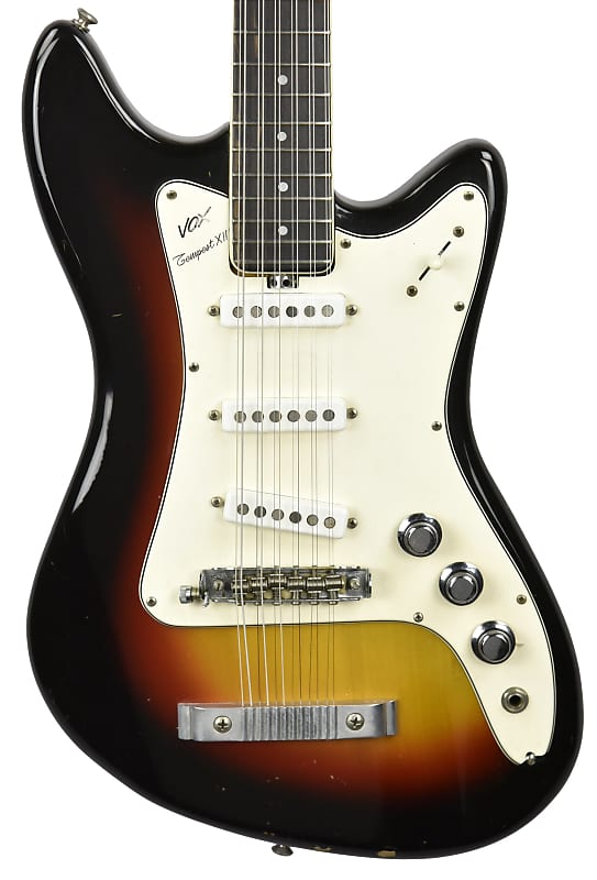 Vox V230 Tempest XII 12 String Electric Guitar in Sunburst image 1