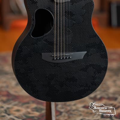 McPherson Blackout Carbon Fiber Touring Camo Top Acoustic Guitar w/ Evo Frets & LR Baggs Pickup #2321 image 6