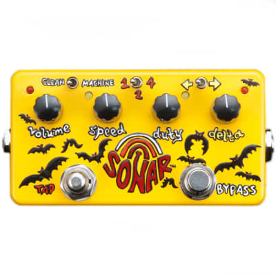 ZVEX Sonar Hand Painted Guitar Pedal for sale