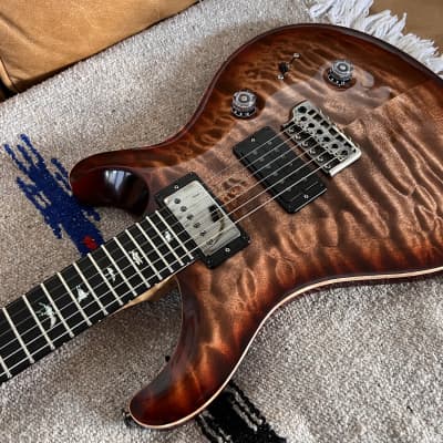 2021 PRS Custom 24 Wood Library - Burnt Maple Leaf - Massive Quilt - Torrefied Flame Maple Neck image 19