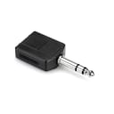 Hosa GPP-359 Adaptor, Dual 1/4 in TRS Female to 1/4 in TRS Male Stereo Adapter