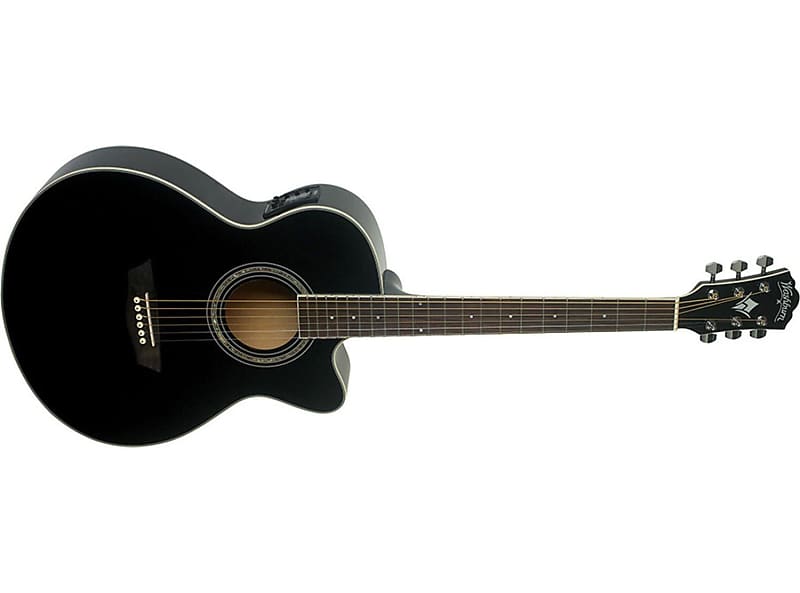 Washburn Festival Series EA10 Petite Jumbo Acoustic-Electric Guitar (LDWS) image 1
