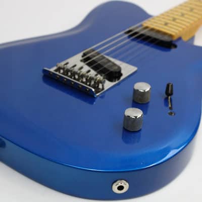 Vintage 1989 Peavey Generation Series Standard Tele-Style Electric Guitar, Blue image 5
