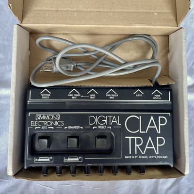 Simmons Digital Clap Trap Handclap Synthesizer 1980s - Black image 6