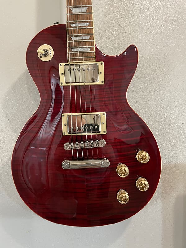 Epiphone Les Paul 1960 Tribute Plus - Black Cherry | Reverb