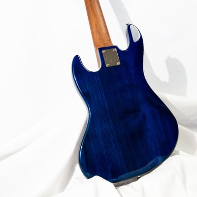 Bacchus Global WL5-ASH/RSM 5 String Jazz Bass Blue Flame Roasted Maple Amazing Neck image 10