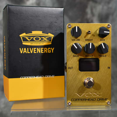 Vox Valvenergy Copperhead Drive Analog Pedal w/ NuTube | Reverb