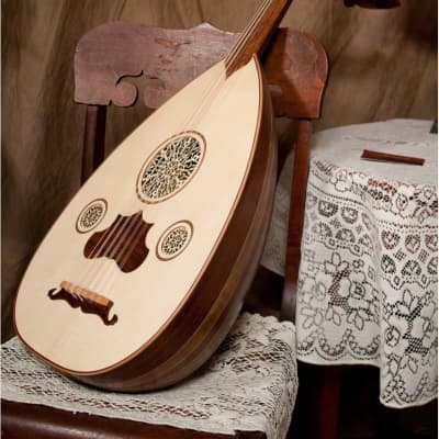 Mid-East OUDRT Turkish Oud Sheesham w/Gig Bag, Pick & Owner's Guide image 4