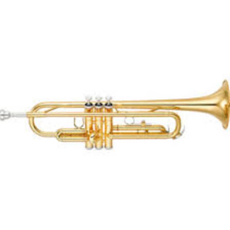 Yamaha YTR-8445 II Xeno Professional C Trumpet - Clear Lacquer with Gold  Brass Bell