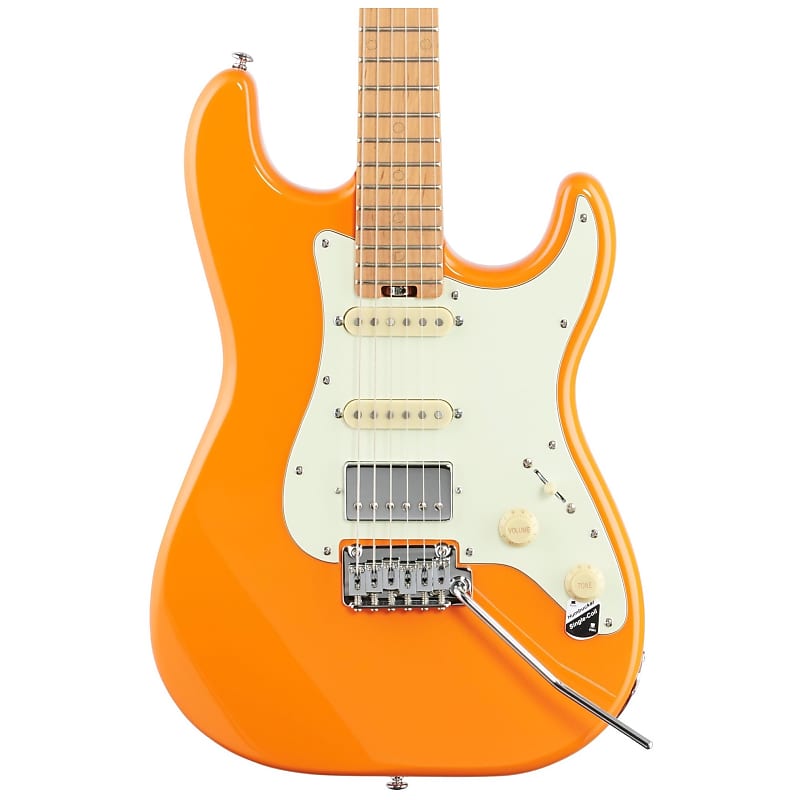 Schecter Nick Johnston Traditional HSS Electric Guitar, Atomic Orange image 1