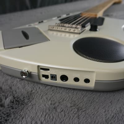 Casio EG-5 - White Vintage Cassette Player Guitar 1980s image 5