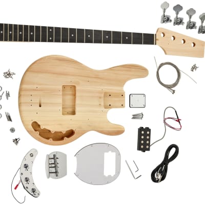 Harley Benton MB Bass Kit - DIY Complete MusicMan Style Bass Build Package for sale