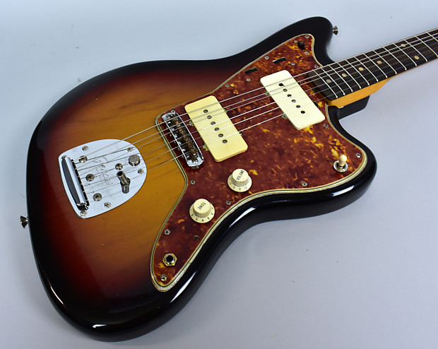 Fender Vintage Jazzmaster Sunburst Electric Guitar USA w/OHSC 1960 Sunburst image 3
