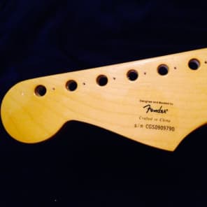 Fender Squier Classic Vibe Stratocaster 50's Neck  Vintage Tint image 2