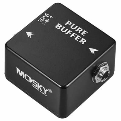 Mosky Audio Pure Buffer Guitar Effect Pedal + Battery Cable + Mooer Topper image 2