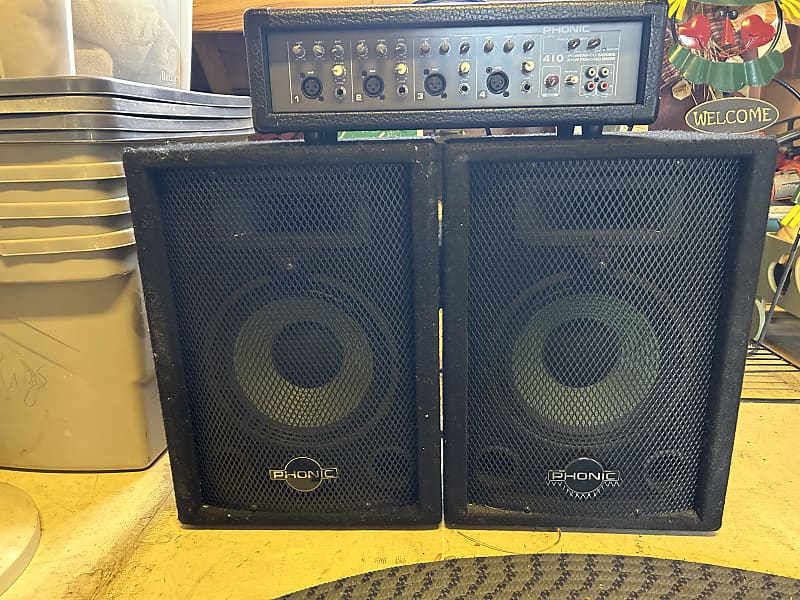 Phonic 410 PA System Reverb