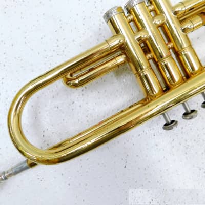 Holton Collegiate T602 Trumpet, USA, Lacquered Brass, with case/mouthpiece image 14