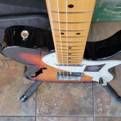 2023 Fender Vintera II 60's Telecaster Thinline Semi Hollow 3 Color Sunburst w/ Deluxe Bag ***New Demo! image 7