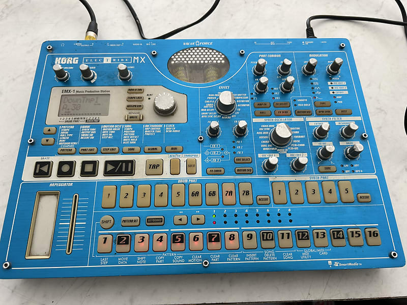 KORG ELECTRIBE EMX-1 シーケンサー 青 Korg Electribe EMX-1 Blue 2000s | Reverb