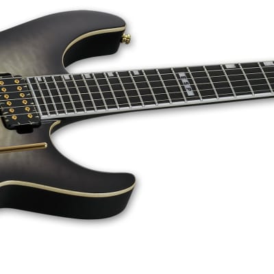 ESP E-II M-II QM Electric Guitar Black Natural Burst + Hard Case B-STOCK image 3