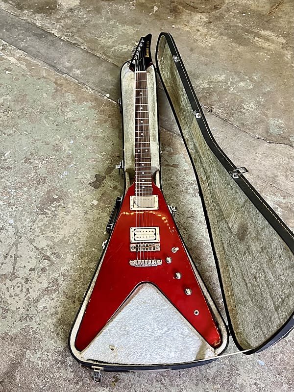 Ibanez Rocket Roll II 1982 - Sparkling burgundy original vintage MIJ Japan  | Reverb