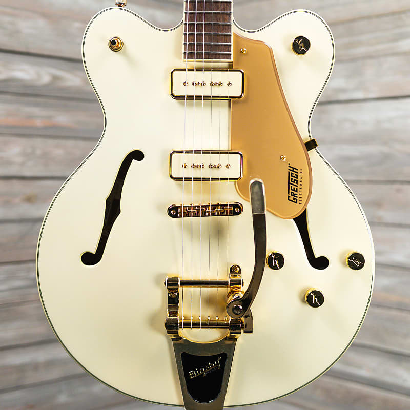 Gretsch EMTC LTD Electromatic Pristine Center Block - White w/ Gold  (01169-BO)