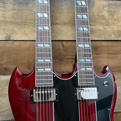 Gibson Custom EDS-1275 Doubleneck Electric Guitar - Cherry Red image 2