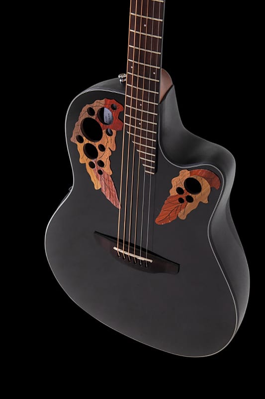 Amazon.com: Ovation CE44-5 Acoustic-Electric Guitar, Black
