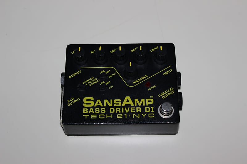 初期型 Tech21 NYC SansAmp Bass D DI Tech 21 SansAmp Bass Driver DI Version 2 Review - Bass