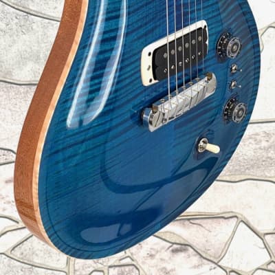 Paul Reed Smith Paul's Guitar Flame Maple Top with the Nickel Package in Aquamarine with a Hardshell Case image 3