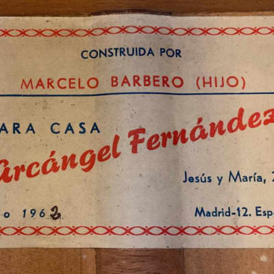 Marcelo Barbero (Hijo) 1962 - flamenco guitar of highest quality - dark + mystycal sound - video! image 11