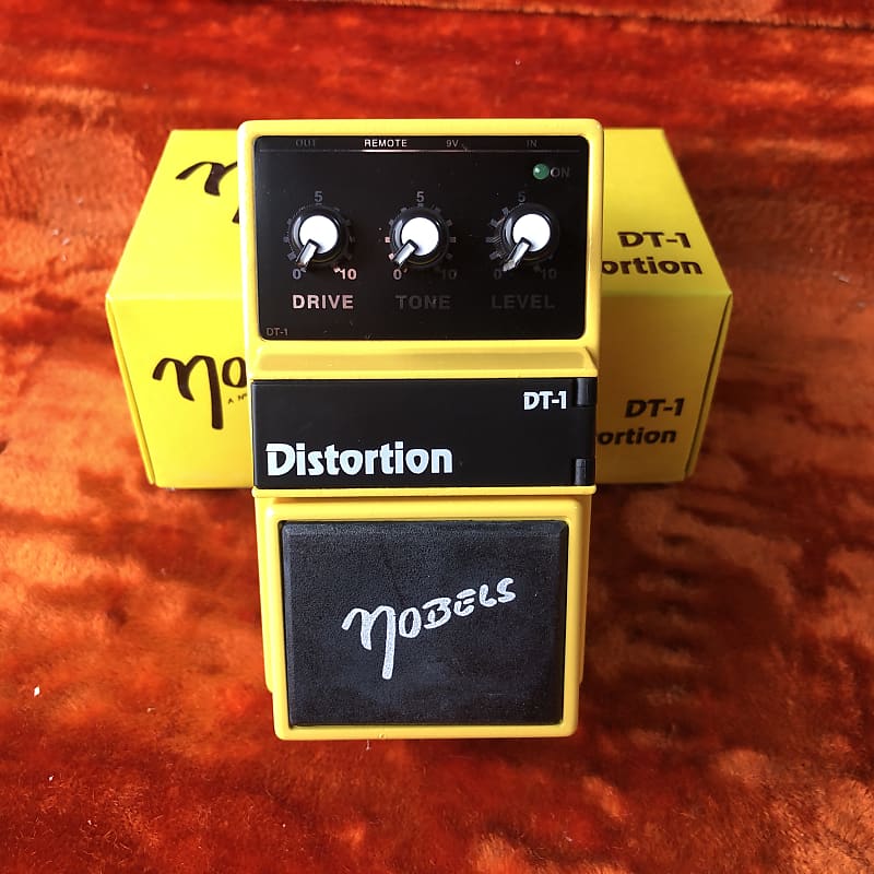 Nobels DT-1 Distortion Pedal 1990s Yellow | Reverb