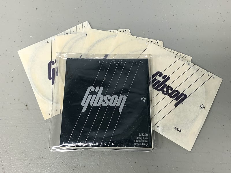 Gibson G-E290 Electric Medium Gauge Strings Case Candy 1970's Vintage USA *FREE Shipping* image 1