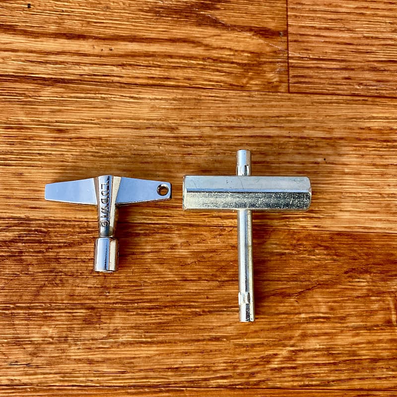 Vintage Ludwig Drum Tuning Key and Rail Consolette Hex Wrench Set image 1