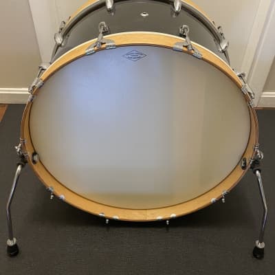 Puritan Drum Co 5 Piece Fiberglass & Maple Drum Kit 2022 - Piano Black with Metal-flakes image 6