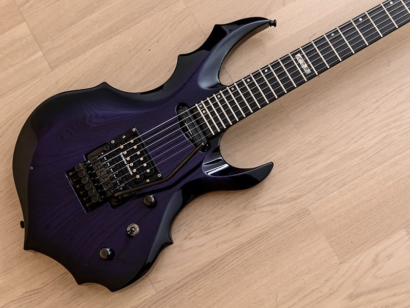 2000 ESP Forest-GT Electric Guitar See Thru Purple Japan w/ Seymour Duncan  SHR-1 & TB-4