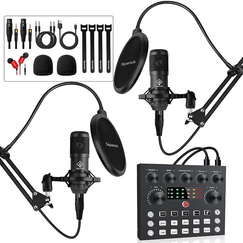 Podcast Equipment Bundle, BM800 Podcast Microphone Bundle with V8s