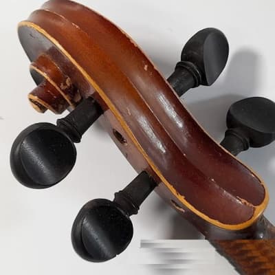 Karl Beck Stradivarius size 4/4 violin, Germany, Vintage, Lacquered Wood image 13