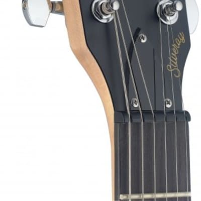 Stagg SVY NASH BK Silveray Series Nash Model Solid Alder Body Maple Neck 6-String Electric Guitar image 5