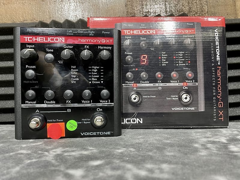 TC Helicon VoiceTone Harmony-G XT 2009 - 2021 - Black | Reverb