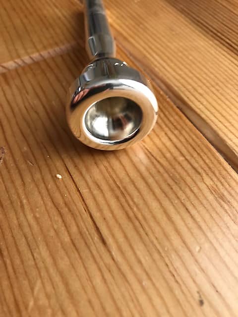 Stork Custom Vacchiano 3c Silver plated Trumpet Mouthpiece