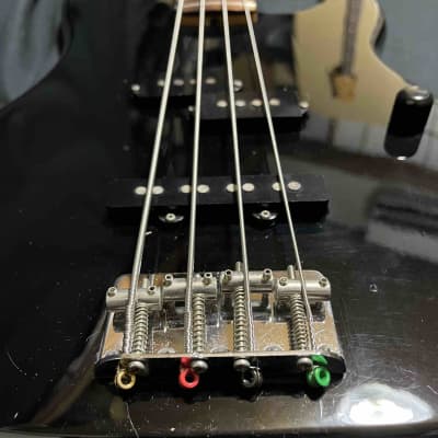 Fender Japan Precision Bass PJ-455 1987 - Black MIJ Fujigen | Reverb