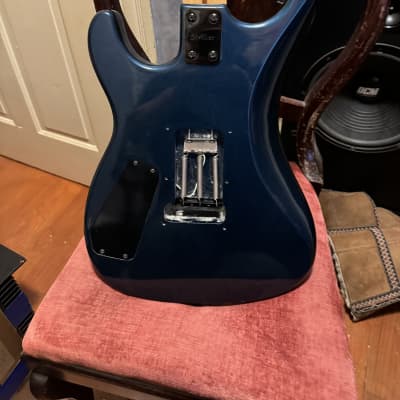Kramer Striker 200st guitar 80s - Blue image 16