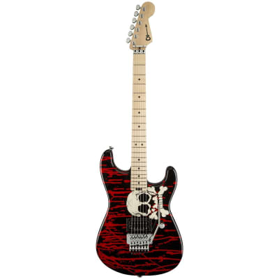 Charvel Warren DeMartini Signature Blood And Skull Pro Mod Electric Guitar image 3